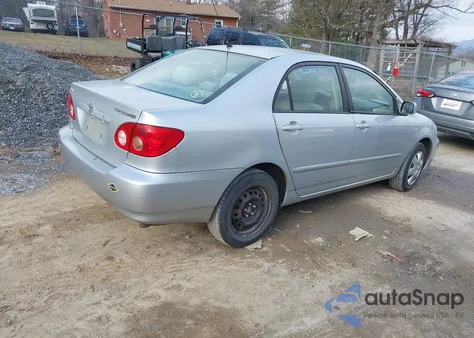 2006 Toyota Corolla Le z USA, uszkodzony, nr VIN 2T1BR32E76C707653